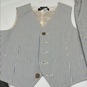 JCrew CrewcutsThompson 3 piece searsucker suit size 8
